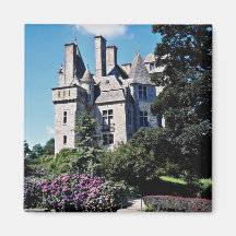 Tourlaville Chateau, France  flowers Refrigerator Magnets