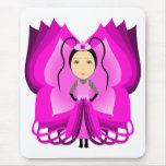 Tourmaline Butterfly Princess Mousepads