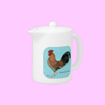 Tournaisis Rooster teapots