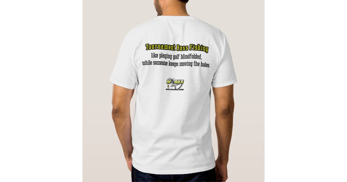 Tournament bass fishing T shirt Zazzle