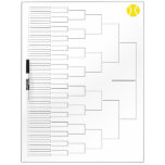 Tournament draw for 64 players | dry erase board