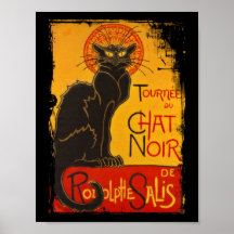 Tournee du Chat Noir Print