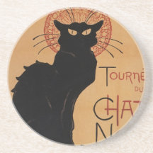 Tournée du Chat Noir, Théophile Steinlen Coasters