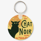 round_keychain - Theophile Alexandre Steinlen (1859 – 1923) was a Swiss artist who became immersed in the avant-garde world of the Chat Noir Café after moving to Paris’ bohemian Montmartre section. In Paris, he created over 400 Art Nouveau illustrations, as well as advertisements and stylized nightclub posters, which often featured cats.