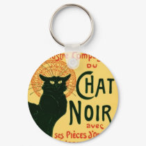 Tournée du Chat Noir, Theophile Steinlen keychains by vintagetreasurechest Tournée du Chat Noir, Theophile Steinlen keychains