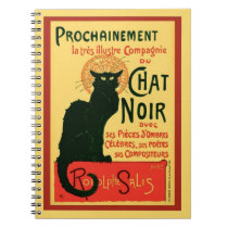 Tournée du Chat Noir, Théophile Steinlen Spiral Note Book