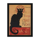 postcard - Théophile Alexandre Steinlen (1859 – 1923) was a Swiss artist who became immersed in the avant-garde world of the Chat Noir Café after moving to Paris’ bohemian Montmartre section. In Paris, he created over 400 Art Nouveau illustrations, as well as advertisements and stylized nightclub posters, which often featured cats.