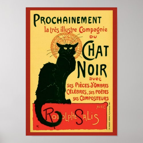 Tournée du Chat Noir, Theophile Steinlen posters