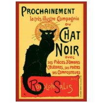 Tournée du Chat Noir, Theophile Steinlen Tshirts
