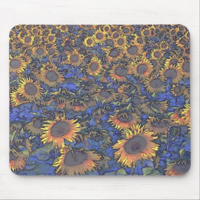 tournesol mouse mats by REDINARD