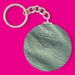 Tourquoise Leather Keychains