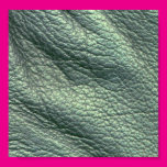 Tourquoise Leather Print