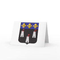 Tours Coat of Arms Greeting Card