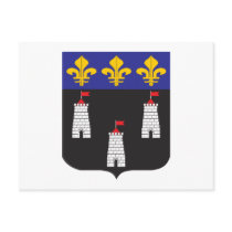 Tours Coat of Arms Postcard