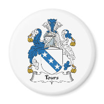 Tours Family Crest magnets