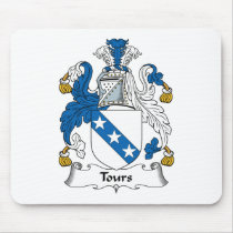 Tours Family Crest mousepads