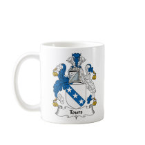 Tours Family Crest mugs
