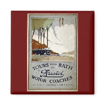 Tours from Bath by Bristol Refrigerator Magnet