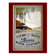 Tours from Bath by Bristol Post Cards