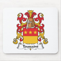 Toussaint Family Crest mousepads