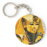 Toutankhamon gold mask watercolor key chain