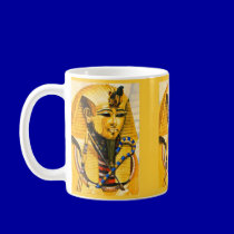 Toutankhamon gold mask watercolor mugs