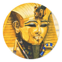 Toutankhamon gold mask watercolor stickers by nefera Toutankhamon gold mask watercolor stickers