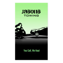 Tow Truck Business Cards