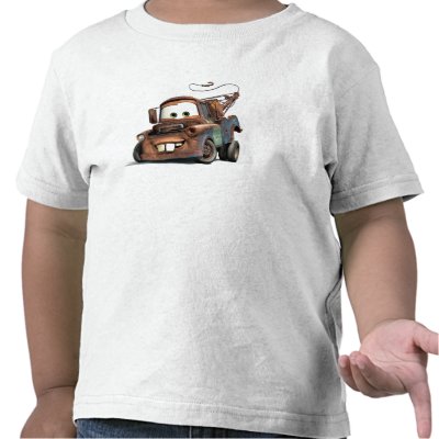 Tow Truck Mater Smiling Disney t-shirts