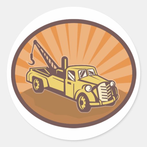Tow Truck Stickers Zazzle