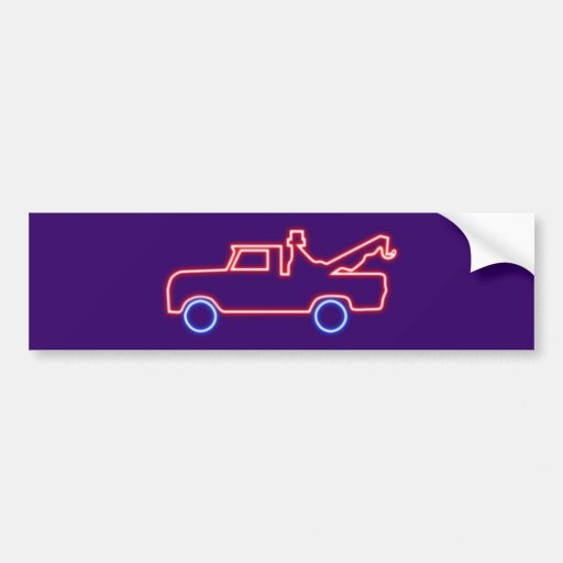 Tow Truck Bumper Stickers, Tow Truck Bumper Sticker Designs