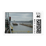 Towboats on the Misissippi Postage Stamp