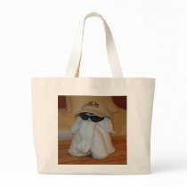 Towel Elephant with Sunglasses Bags