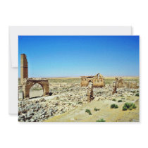 Tower And Arch At Harran Custom Invitations