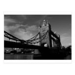 tower bridge black and white Image Post Cards