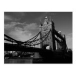 tower bridge black and white Image Postcards