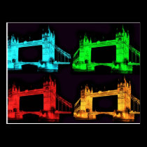 Tower Bridge Collage postcards