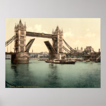 Tower Bridge I, London, England Posters