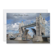 Tower Bridge Invitation Card by BlackTiePictures Tower Bridge Invitation Card