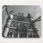 Tower Bridge London black and white mousepad