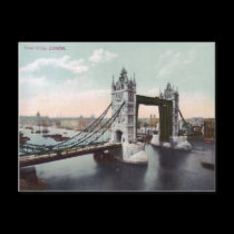 Tower Bridge London Vintage Postcard