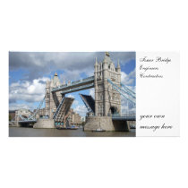Tower Bridge Photo Card photo cards by BlackTiePictures Tower Bridge Photo Card photo cards