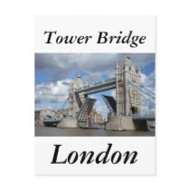 Tower Bridge Postcard by BlackTiePictures Tower Bridge Postcard