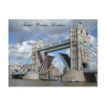 Tower Bridge Postcard by BlackTiePictures Tower Bridge Postcard