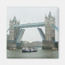 Tower Bridge, rasied Fridge Magnet