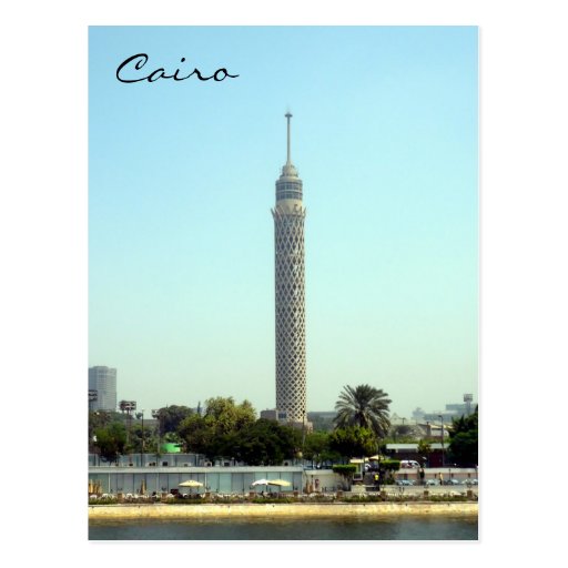tower cairo postcard