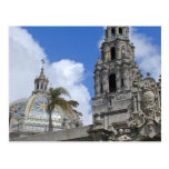 Tower Domes Clouds Sky Post Cards