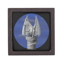 Tower Guardian - Silver Dragon Premium Trinket Box