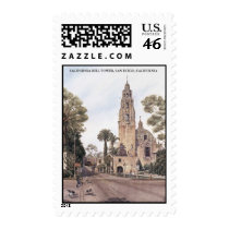 TOWER JPEC, CALIFORNIA BELL TOWER, SAN DIEGO, C... STAMPS