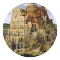 Tower of Babel - 1563 Round Sticker